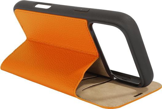 Immagine prodotto Mike Galeli Book-Cover Echtleder Marc cosmic orange (Apple iPhone 17 Pro)