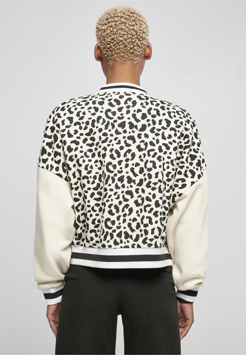 Produktbild Urban Classics Ladies AOP Oversized College Sweat Jacket - 21101 (XL)