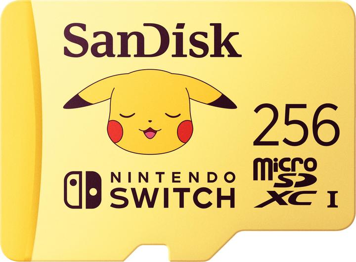Image du produit SANDISK Pokemon Nintendo (256 Go, microSDXC, U3, UHS-I)