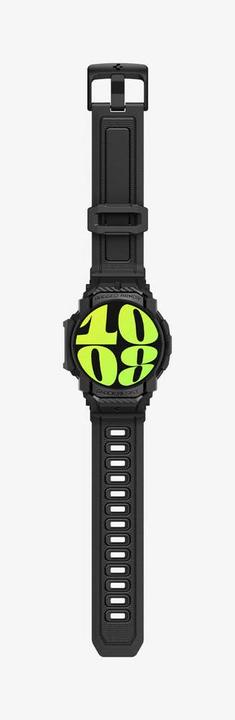 Actual product image Spigen Rugged Armor Pro Galaxy Watch 7 (44mm) Case + Band Matte Black