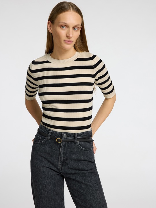 Produktbild Selected Femme Rippstrick Strickoberteil (XL)