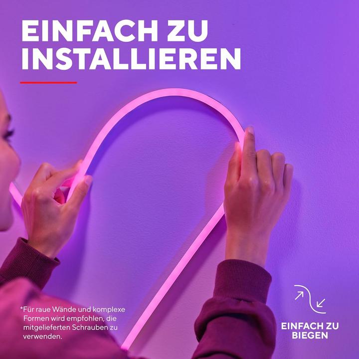 Produktbild Trust GXT904 VYBZ RGBIC 5M LED NEON L (Mehrfarbig, RGBIC, 500 cm, Indoor)