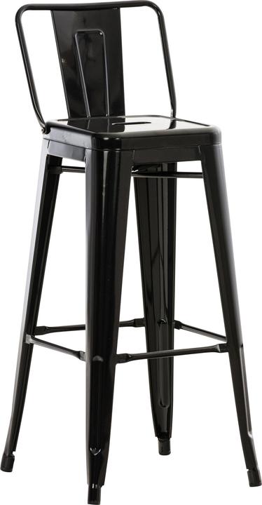 Image du produit CLP Tabouret de bar Mason, noir