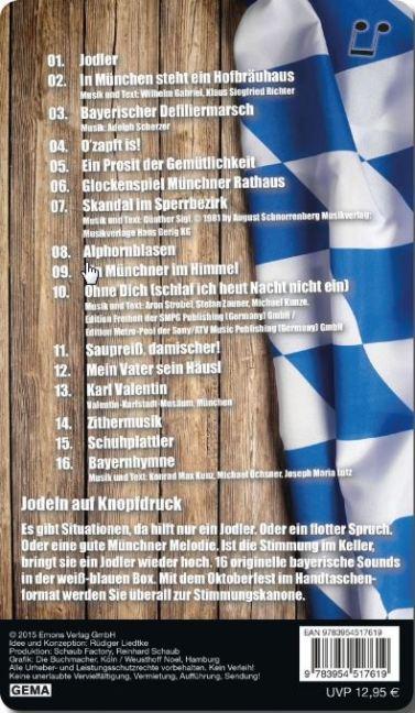 Produktbild Jodelmaschine (Deutsch, Rüdiger Liedtke, 2015)