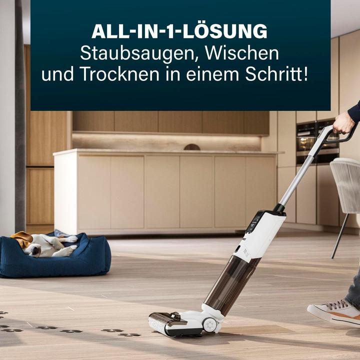 Produktbild Princess 337010 AquaMotion Plus Vloerreiniger 4in1 - Draadloos - BLDC Motor - 25,9 V -