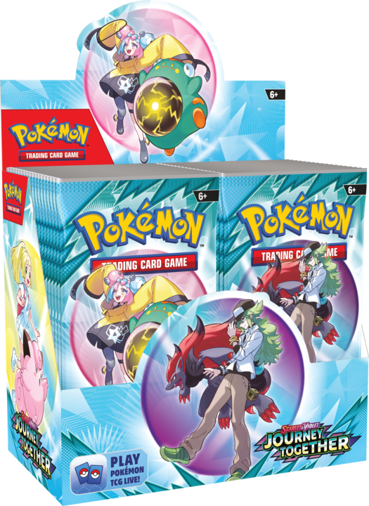 Actual product image Pokémon Journey Together (English, Booster display)