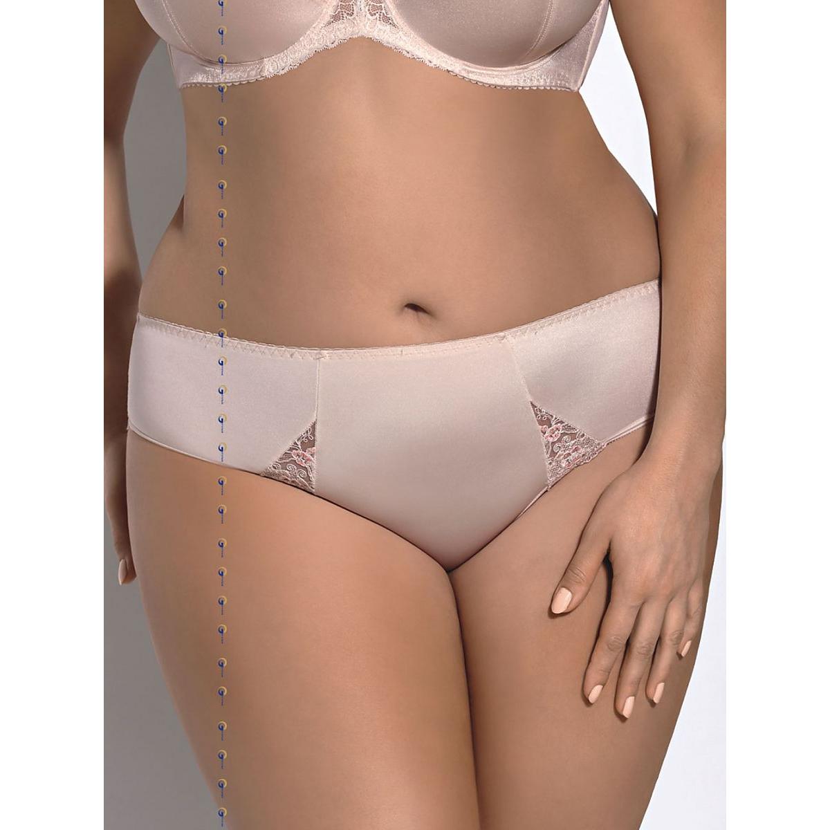 Gorsenia, Unterhosen, Höschen Lingerie, Beige, (XXL)