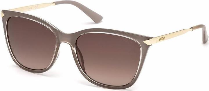Guess Damen-Sonnenbrille in beige-braun mit geometrischem Design