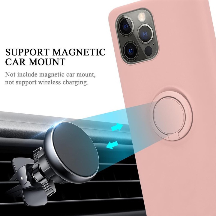 Actual product image Cadorabo TPU Liquid Ring Silicone Case Cover (Apple iPhone 13 mini)