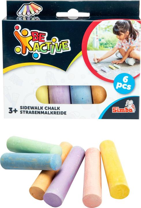 Actual product image Simba 6 street crayons (6x)