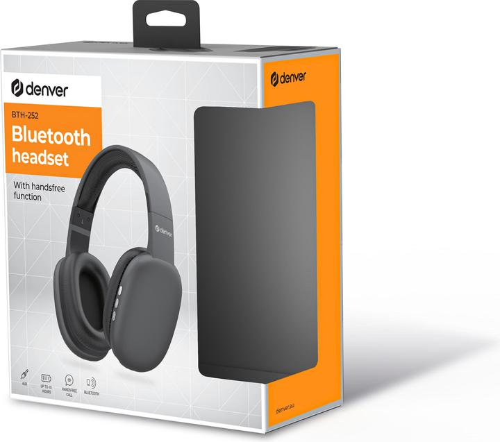 Actual product image Denver BTH-252 (No noise cancellation, 10 h, Wireless)