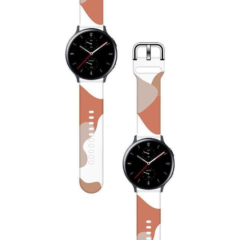 Thumbnail - Hurtel Strap Moro Band For Samsung Galaxy Watch 46mm Silicone Strap Watch Bracelet Pattern 5 (Silikon), Uhrenarmband, Be...