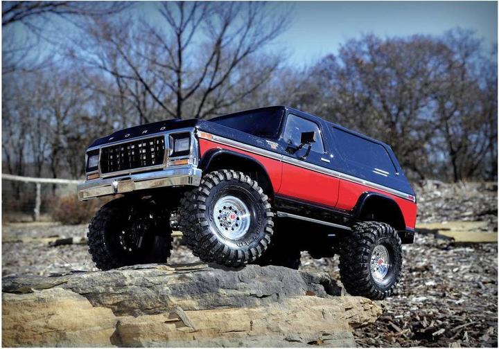 Produktbild Traxxas TRX-4 79 Ford Bronco schwarz/rot 1/10 Crawler RTR Brushed, Clipless, ohne Akku und Ladegerät (RTR Ready-to-Run)