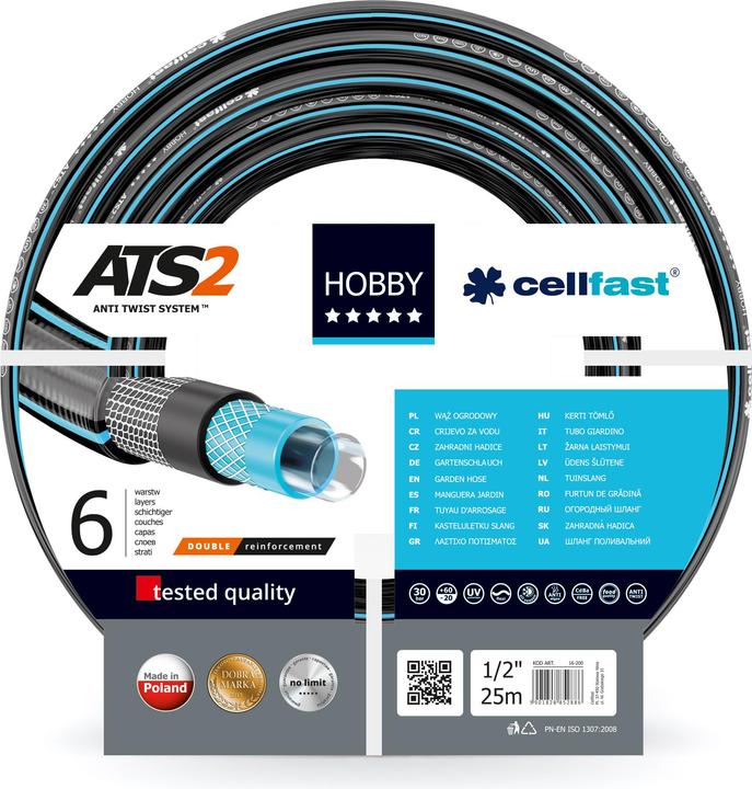 Produktbild Cellfast garden hose Hobby 1 "50m (16-231) (50 m, 12.50 mm)