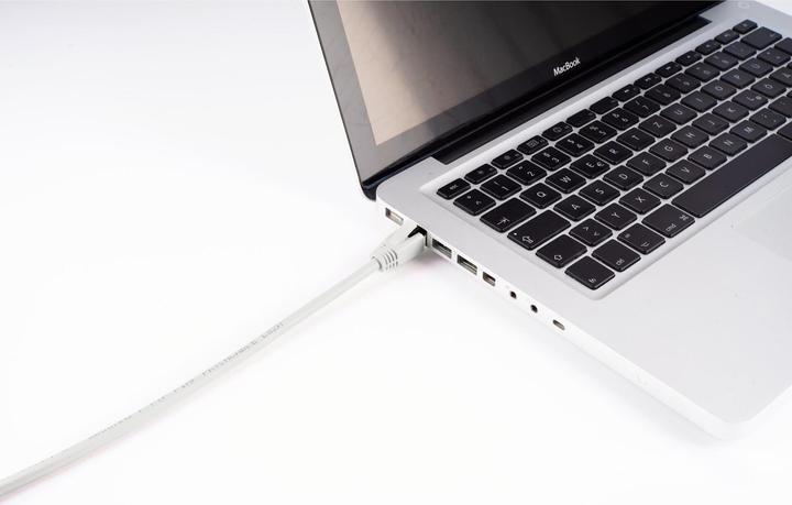 Actual product image Shiverpeaks BASIC-S patch cable, Cat. 8, F/FTP, 1.5 m, white RJ45 plug (F/FTP, CAT8.1, 1.50 m)