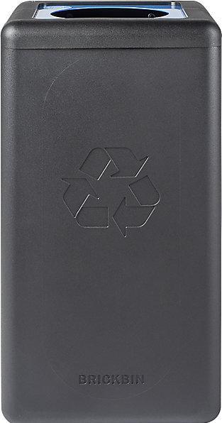 Immagine prodotto ReinigungsBerater Sistema di raccolta differenziata BrickBin cestino per la carta nero blu 65 L porta sacchetti (65 l)