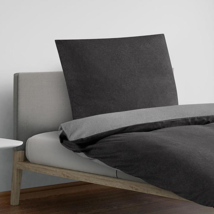 Actual product image Traumschlaf Uni melange (Duvet cover, 155x200 cm + 80x80 cm)