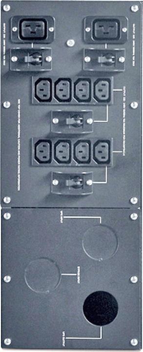 Produktbild APC ServiceBypassPanel SUA / SURT-D schwarz 4HE Rack/Tower Umbau