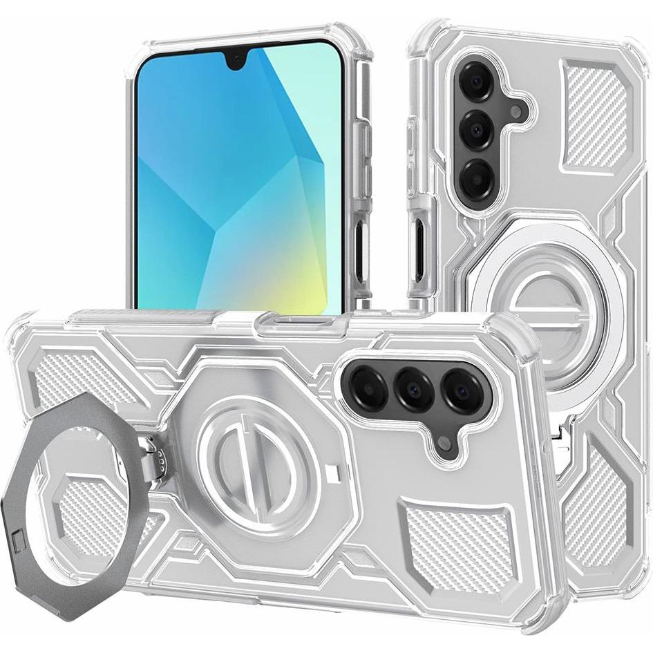 Techsuit - Carbon Shield PRO - Samsung Galaxy A16 4G / A16 5G - White Transparent (Samsung Galaxy A16, Samsung Galaxy A16 5G), Cover smartphone, Trasp