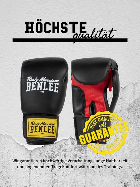 Image du produit Benlee Gants de boxe Rodney Noir (12 OZ, Taille unique)