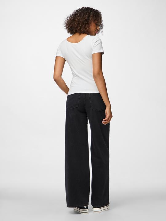 Immagine prodotto Pieces Top a coste con maniche corte (M)