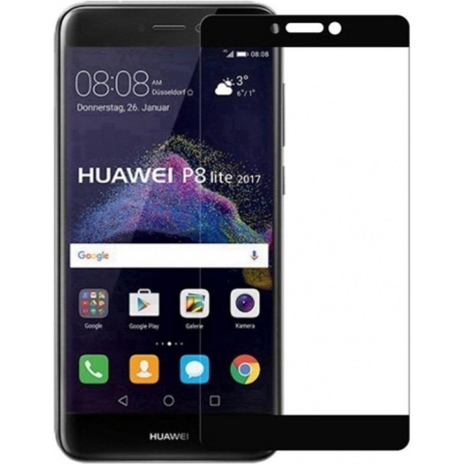 Screenguard Huawei P8 Lite 2017 Full Screen Panzerglas Schutzfolie 2.5D 9H (1 Stück, Huawei P8 Lite (2017)), Smartphone ...