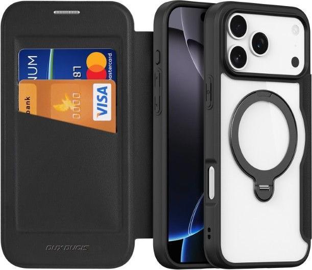 Produktbild Dux Ducis Skin X Pro 360° Ring Stand Series Lederhülle (Apple iPhone 17 Pro Max)