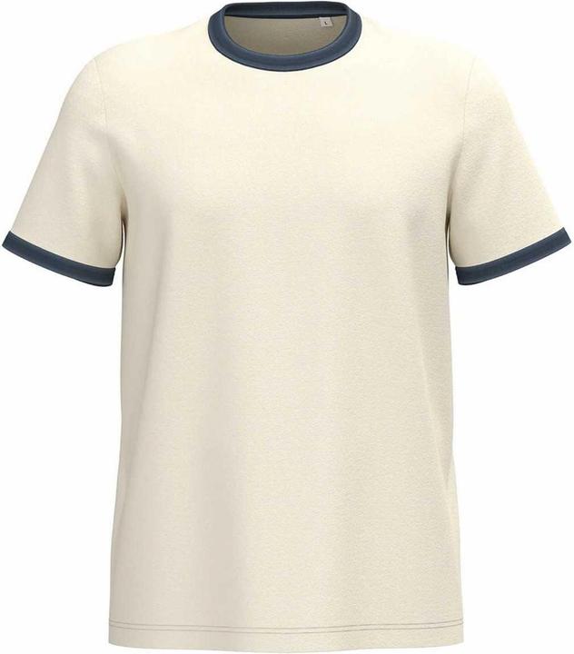 bleu marine lavé, Ivoire