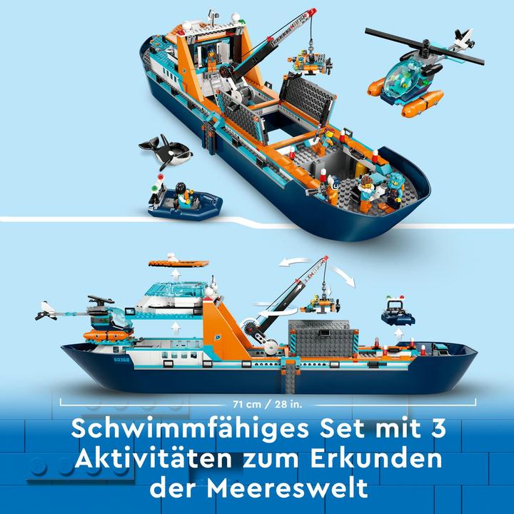 Image du produit LEGO Navire de recherche sur l'Arctique (60368, LEGO City)