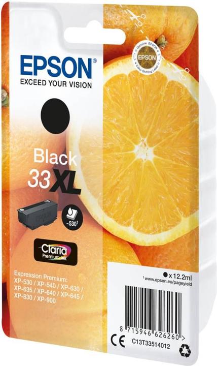 Produktbild Epson 33XL Claria Premium (BK)