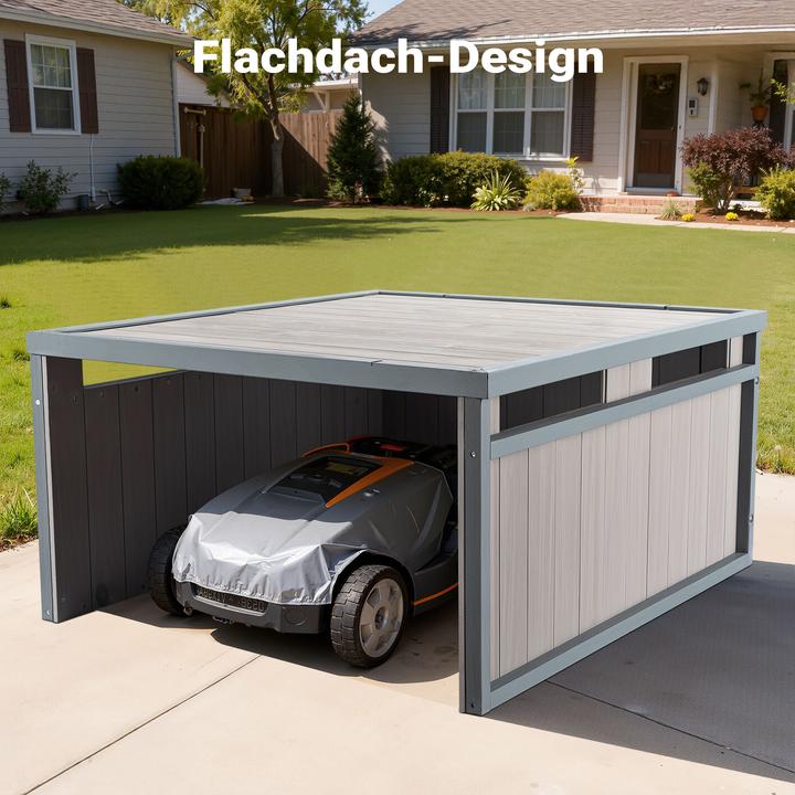 Produktbild Wiltec Mähroboter Holzgarage (Mähroboter, Mähroboter Garage)