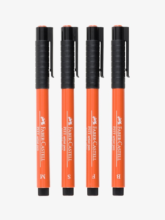 Actual product image Faber-Castell Pitt Artist Pen (Sanguine, 4 x)