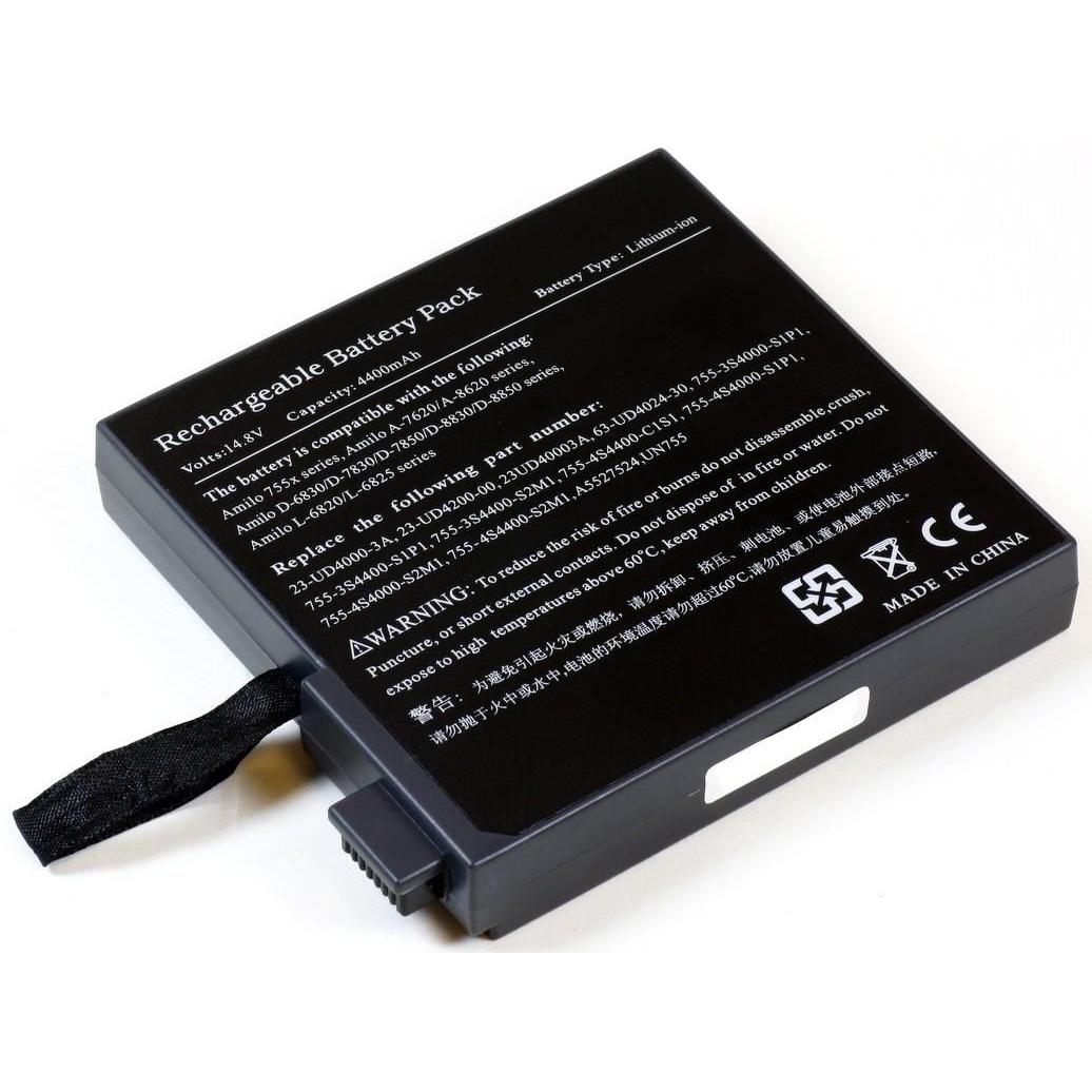 CoreParts Laptop Battery for Fujitsu (1 Zellen, 4400 mAh), Notebook Akku, Grau