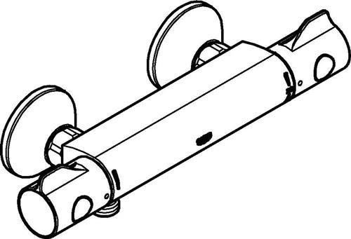 Produktbild Grohe Grohtherm 800 Thermostat-Brausebatterie