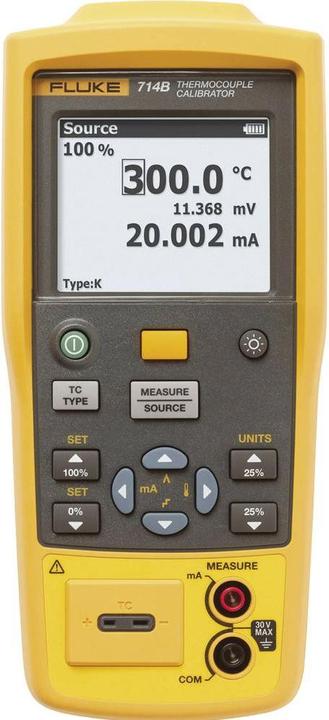 Fluke 714B Calibrator Calibrated to factory standards