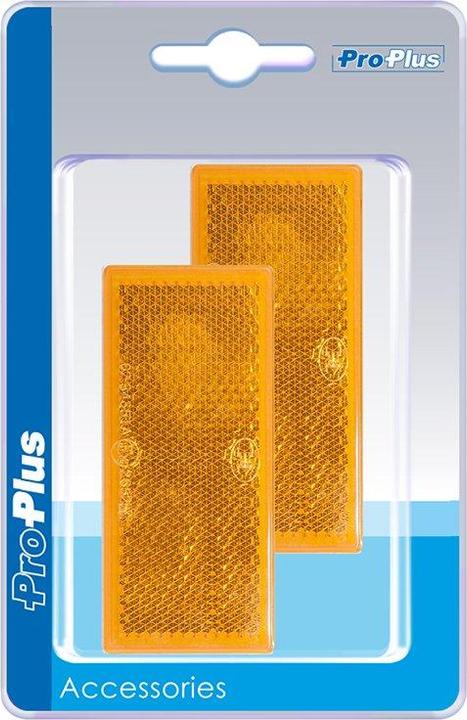 ProPlus Reflektor orange 82x36mm selbstklebend 2 Stück im Blister