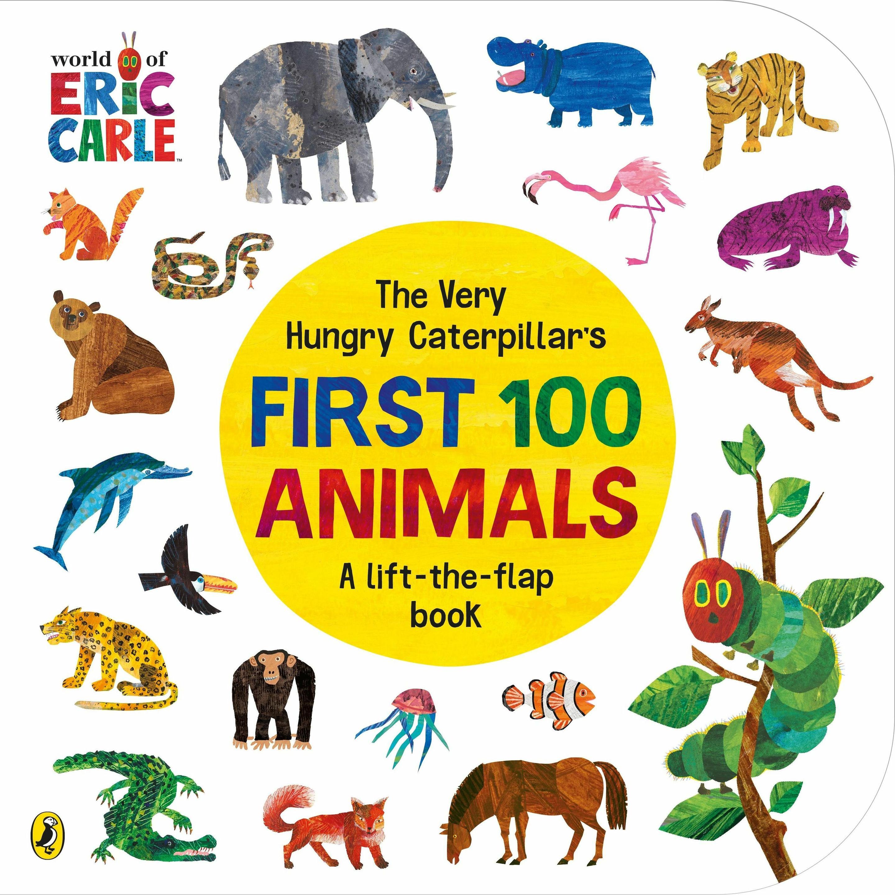 The Very Hungry Caterpillar's First 100 Animals, Kinderbücher von Carle Eric