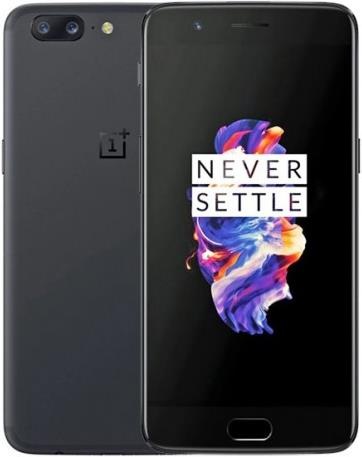 Produktbild OnePlus 5 (64 GB, Slate Gray, 5.50", Dual SIM, 16 Mpx, 4G)