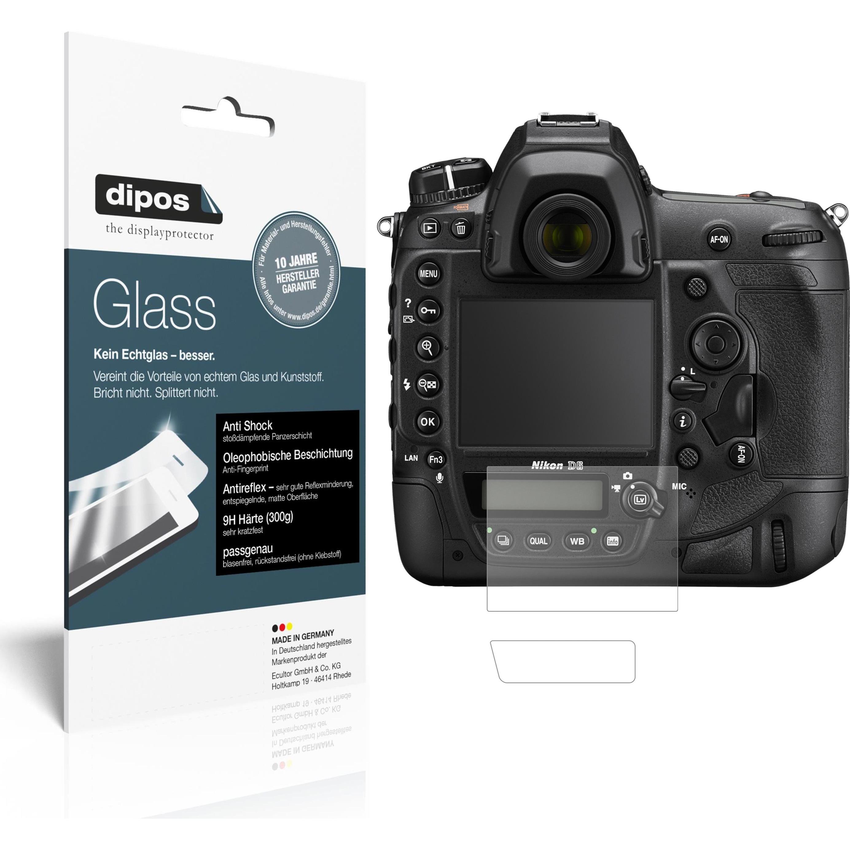 Dipos Displayschutz Anti-Shock (Displayschutz, Nikon D6), Kameraschutz, Transparent