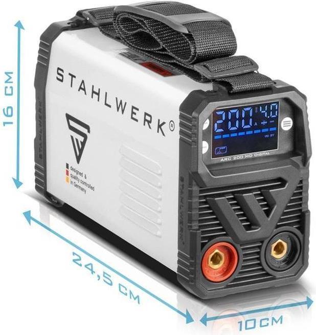Produktbild Stahlwerk Schweissgerät ARC 200 MD Digital - DC MMA Lift-TIG Inverter 200 Ampere