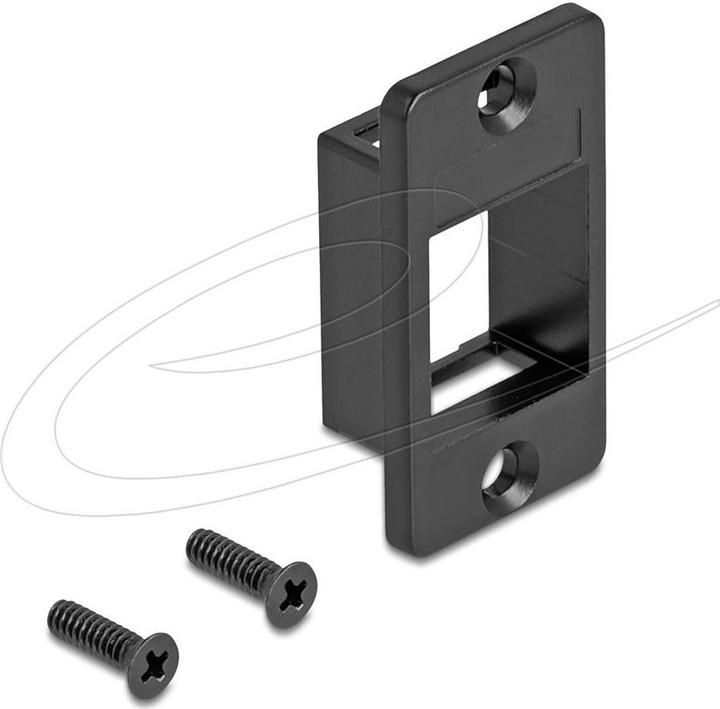 Produktbild Delock Keystone Halterung für Gehäuse konisch schwarz