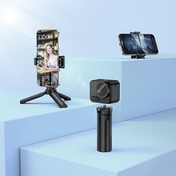 Produktbild Hoco Auto holder Selfie stick tripod K100 black