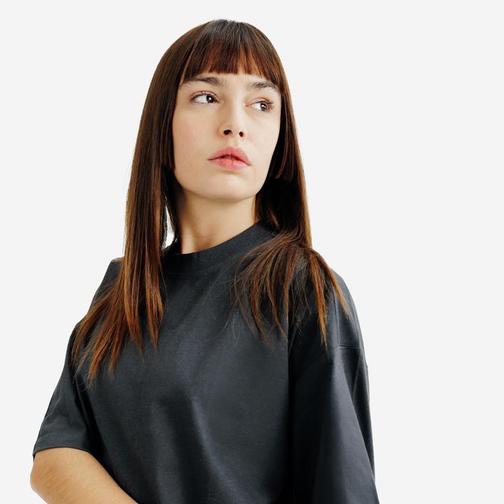 Produktbild Decathlon T-Shirt Damen Crop Top - grau (XXL)