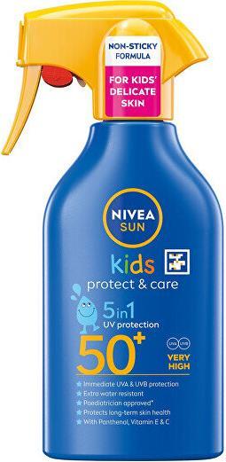 Actual product image NIVEA NIVEA Sun Kids Protect &amp, Care krem ochronny w sprayu SPF50+ 250ml (Suntan cream, SPF 50+, 250 ml)