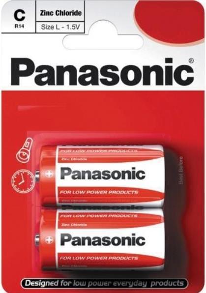 Actual product image Panasonic Zinc Carbon C/R14 2psc (2 pcs., R14)