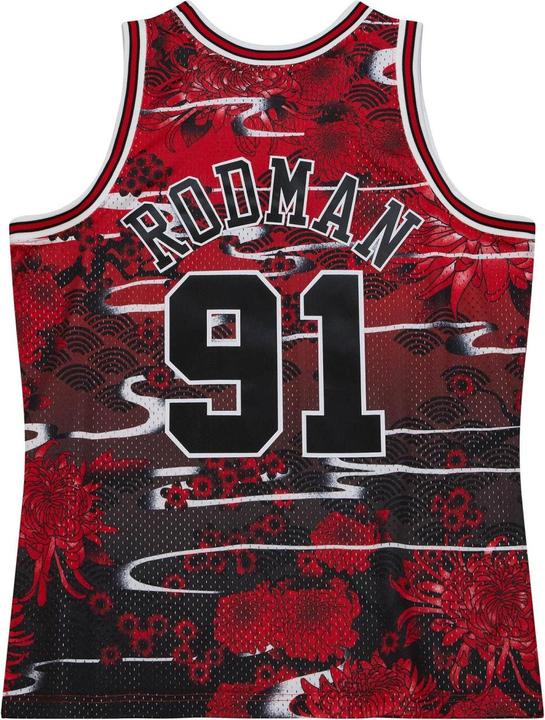Image du produit Mitchell & Ness Swingman Mesh Jersey Chicago Bulls ASIAN Dennis Rodman (S)