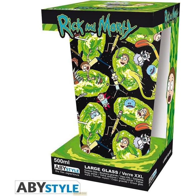 Abystyle Multicolore Rick & Morty - Portale, Bicchieri,