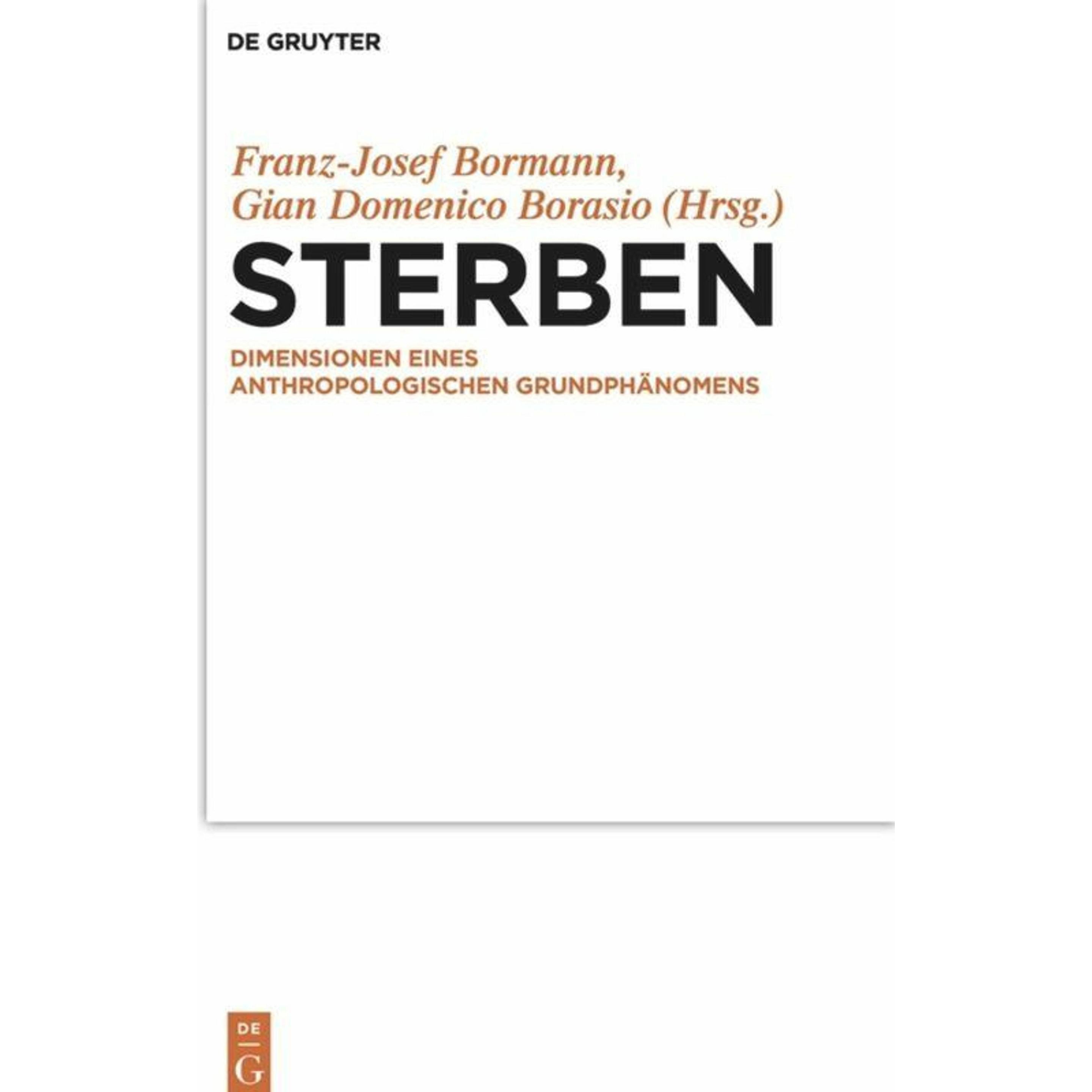Thumbnail - Sterben, Fachbücher von Gian Domenico Borasio, Franz-Josef Bormann
