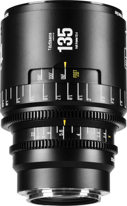Produktbild 7artisans 135T24B-EF INF 135mm T2.4 INFINTE EF Mount (Black) (Vollformat)