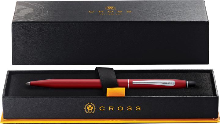 Actual product image Cross Biros Click Rotmetallic gift box (Metallic red, 1x)
